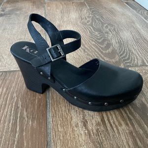 Black clog sandals Kork-Ease